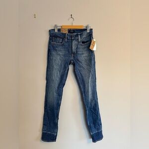 New Polo Ralph Lauren Tompkins Mid-Rise Skinny Jeans size 27